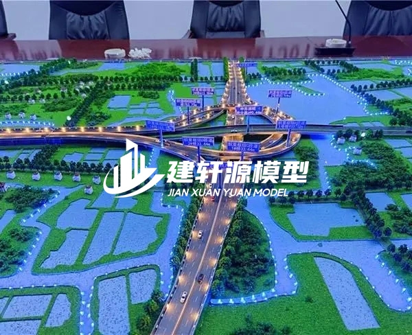 镇赉高速公路沙盘定制